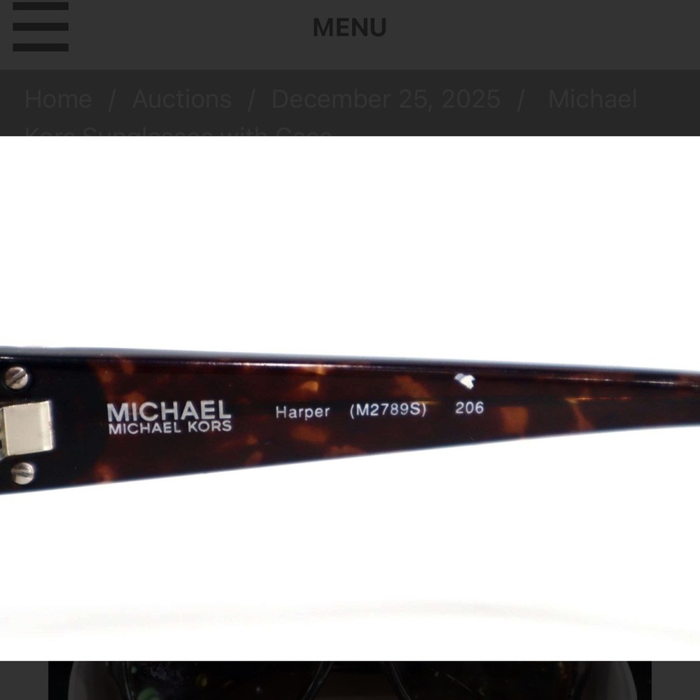 Michael Kors Sunglasses with Case - Picture 4 of 9